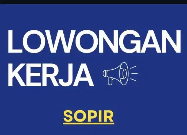 Lowongan Sopir Surabaya