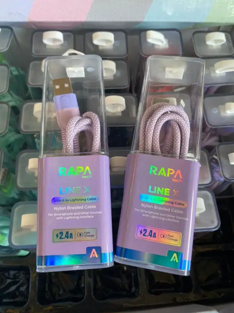 RAPA LINE X USB-A to Lightning Cable – DG1012 - pink