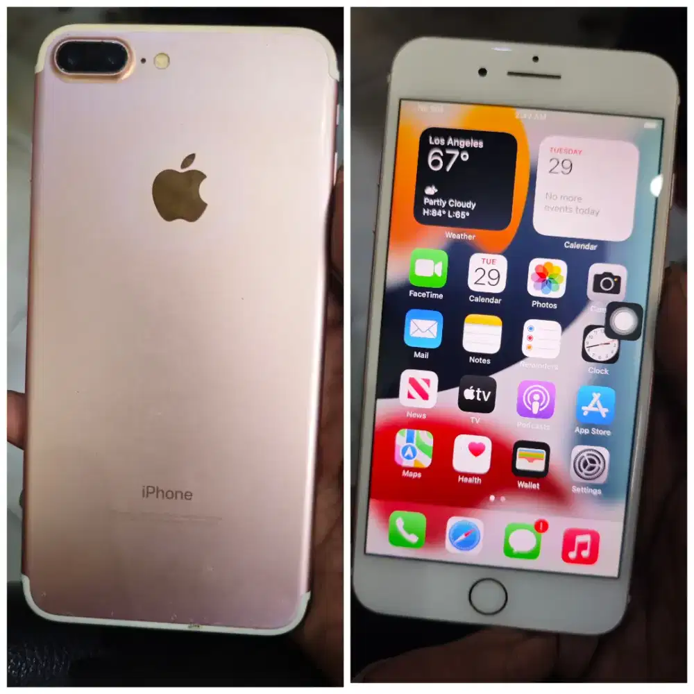 IPHONE 7 PLUS 256gb inter kartu iCloud kosong