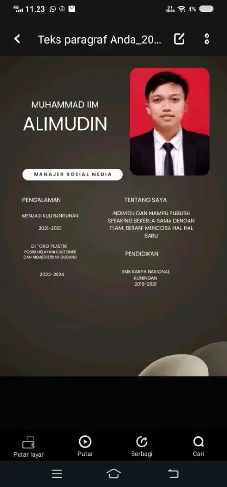 Info loker bos ku