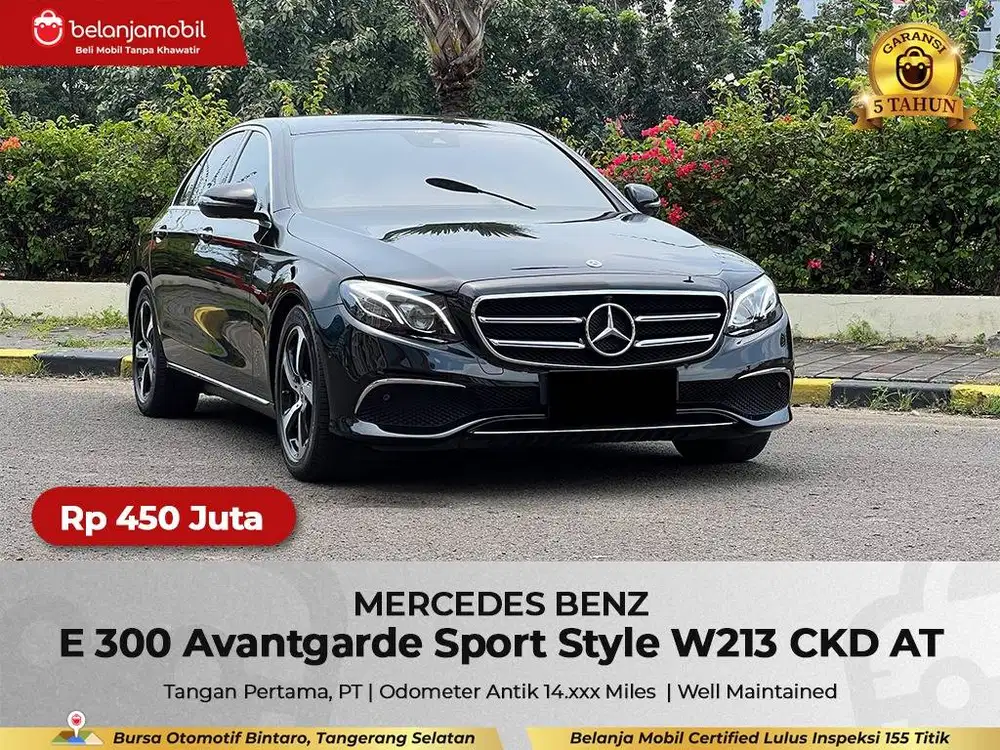 [GARANSI 5TH] Mercedes Benz Mercy E300 E 300 Avantgarde 2018/2019/2020