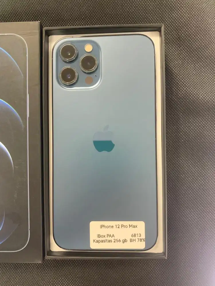 IPhone 12 Pro Max iBox 256gb BH 78%