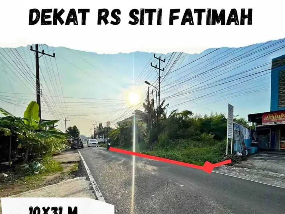 tanah strategis pinggir jalan / strategis