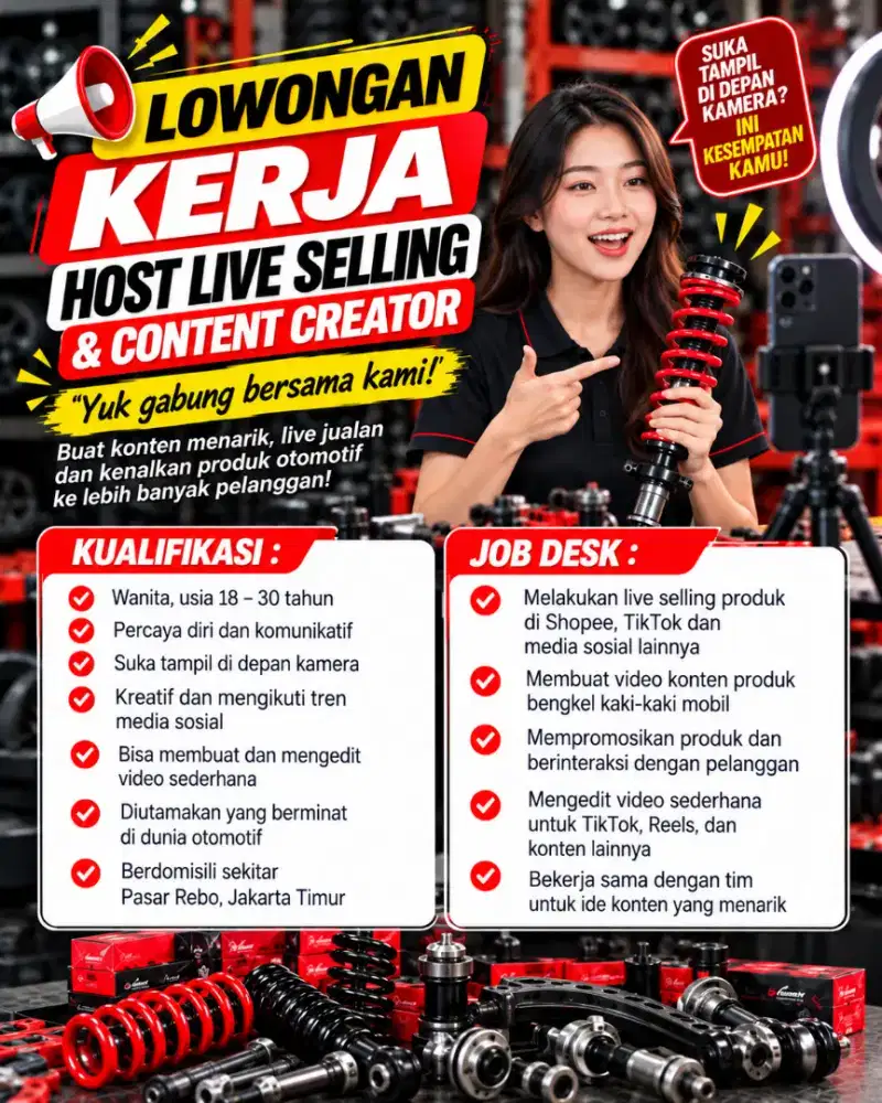 Host Live dan Content Creator