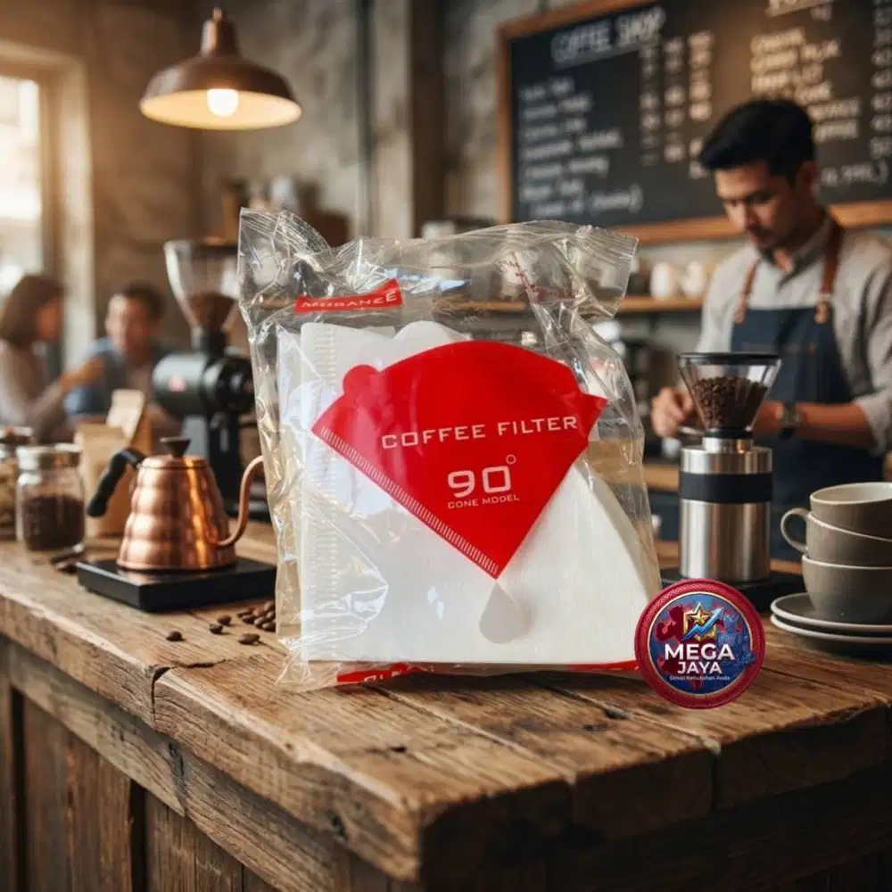 Muranee Kertas Kopi Coffee Paper Filter v60 Cone Model Bleach Kertas S