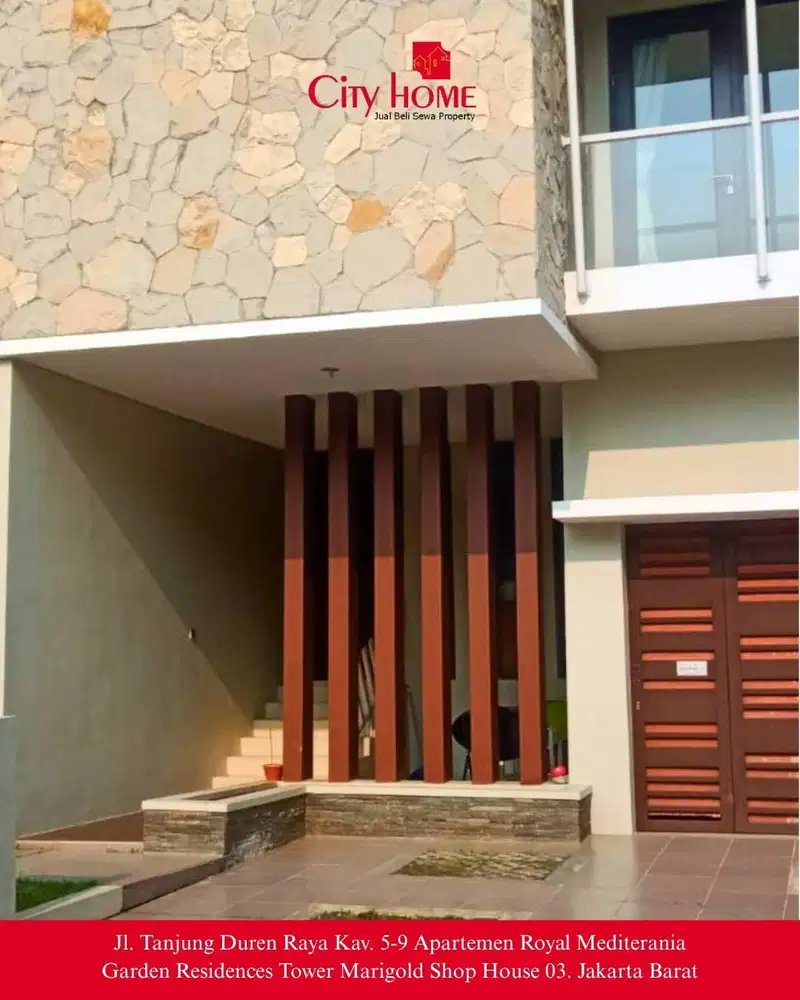 Dijual Rumah Kebayoran Regency Bintaro 2 Lantai 4+1 Kamar