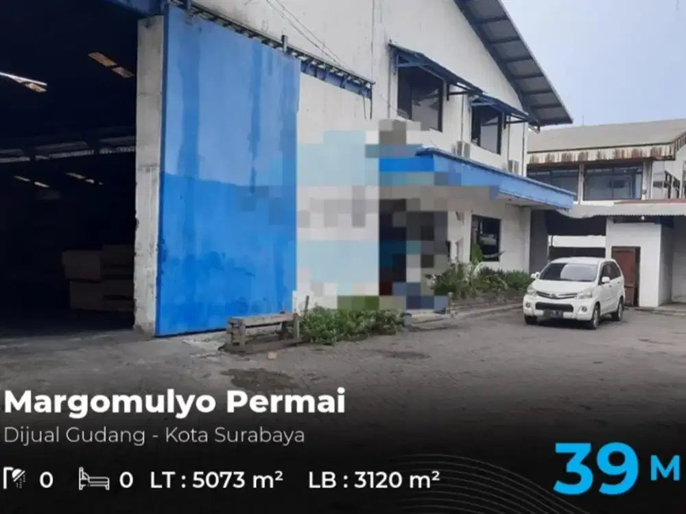 DIJUAL/DISEWAKAN GUDANG MARGOMULYO PERMAI