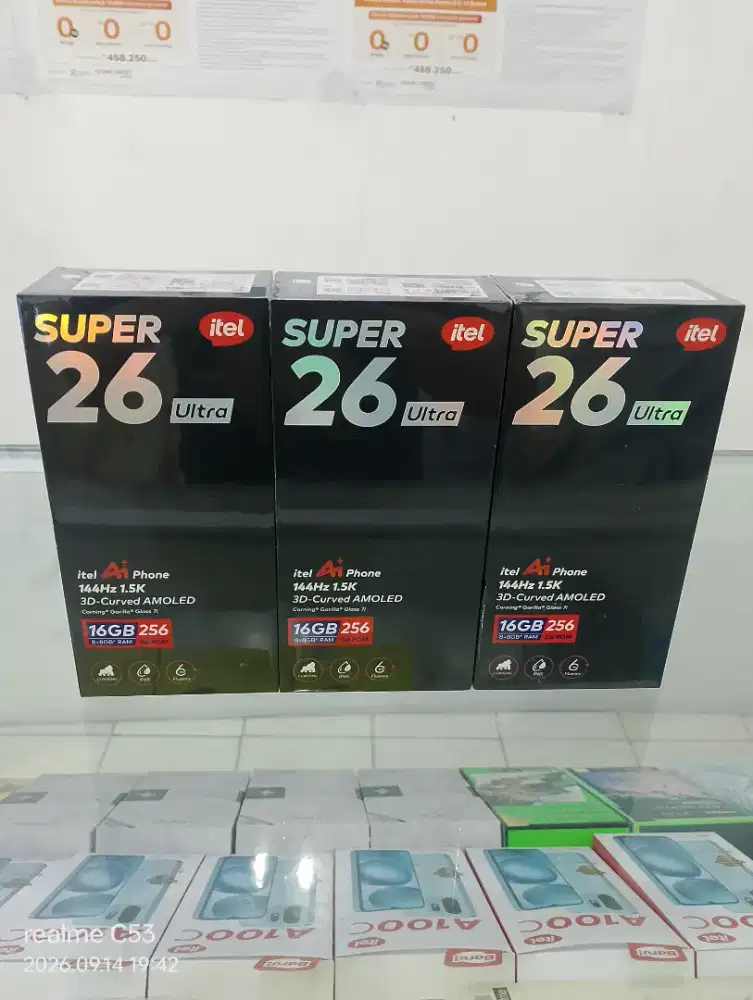 Itel S26 Ultra 8/256 GB Layar Curved AMOLED Camera 50 MP Garansi Resmi