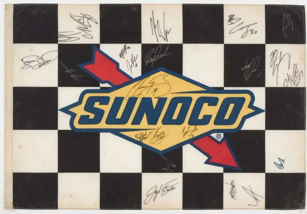 Bendera start mobil NASCAR lawas jadul vintage antik