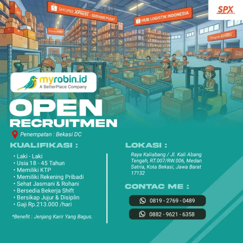LOKER BEKASI DC