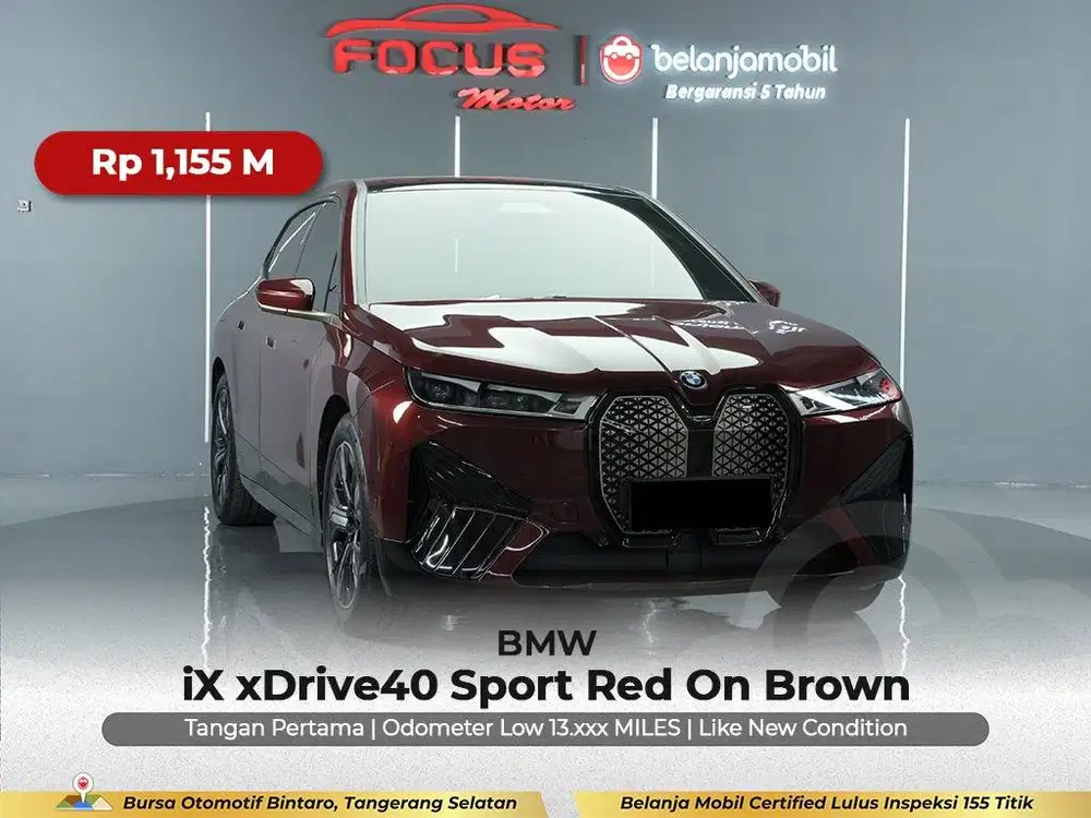 [GARANSI 5TH LOW MILES] BMW iX xDrive40 Xdrive 40 Sport 2022/2023/2024
