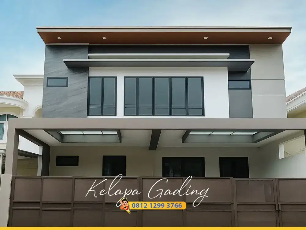 BARU! Dijual Rumah Baru Minimalis Kelapa Gading 3 Lantai