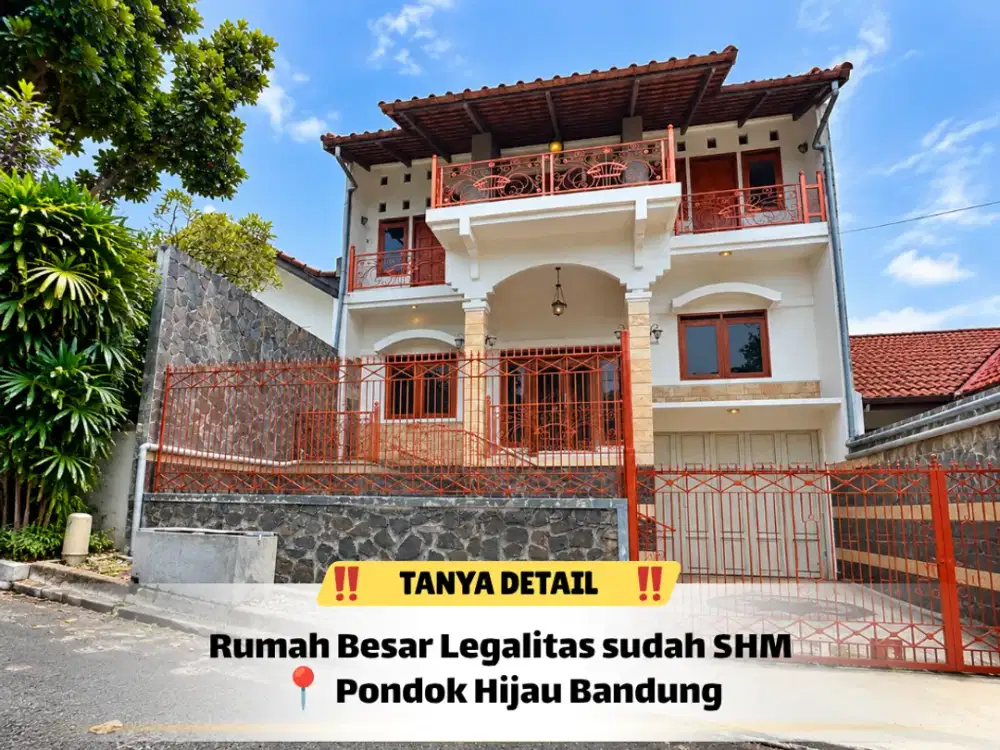 Dijual Rumah Pondok Hijau Bandung Rp2,8 M Nego