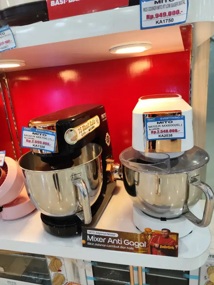 PROMO KREDIT MIXER MITO 7 LITTER GRATIS 2X CICILAN