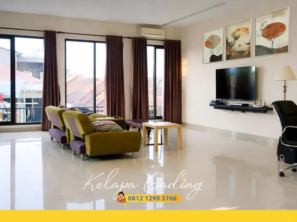 Siap Huni! Dijual Cepat Rumah Janur Elok Kelapa Gading 3 Lantai