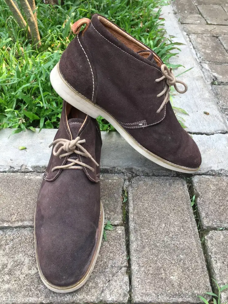 Boots Pria Everbest Suede Coklat Kopi Size 41 Chukka Desert Boots