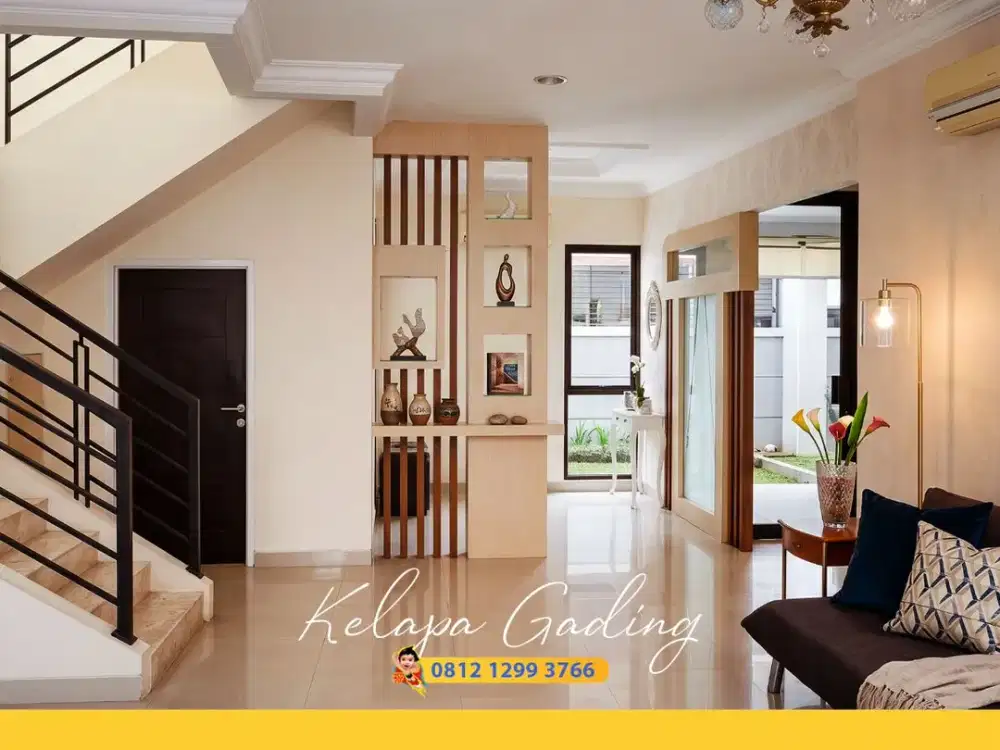 Murah! Dijual Rumah Janur Elok Kelapa Gading 3 Lantai