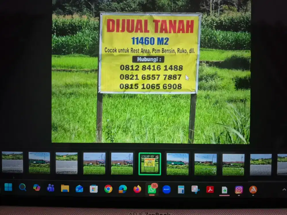 Jual Tanah 11.460 M² SHM, Cocok Buat REST Area,Pom Bensin dll