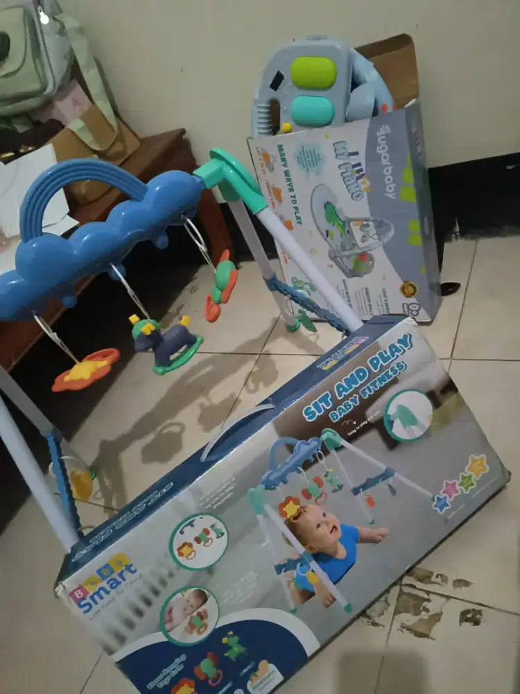 Play gym mainan bayi  gantung