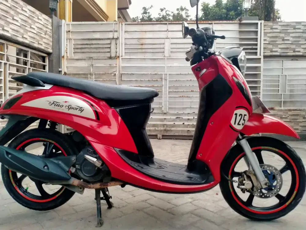 Yamaha Fino injeksi lengkap motor sehat keterangan detail dibawah