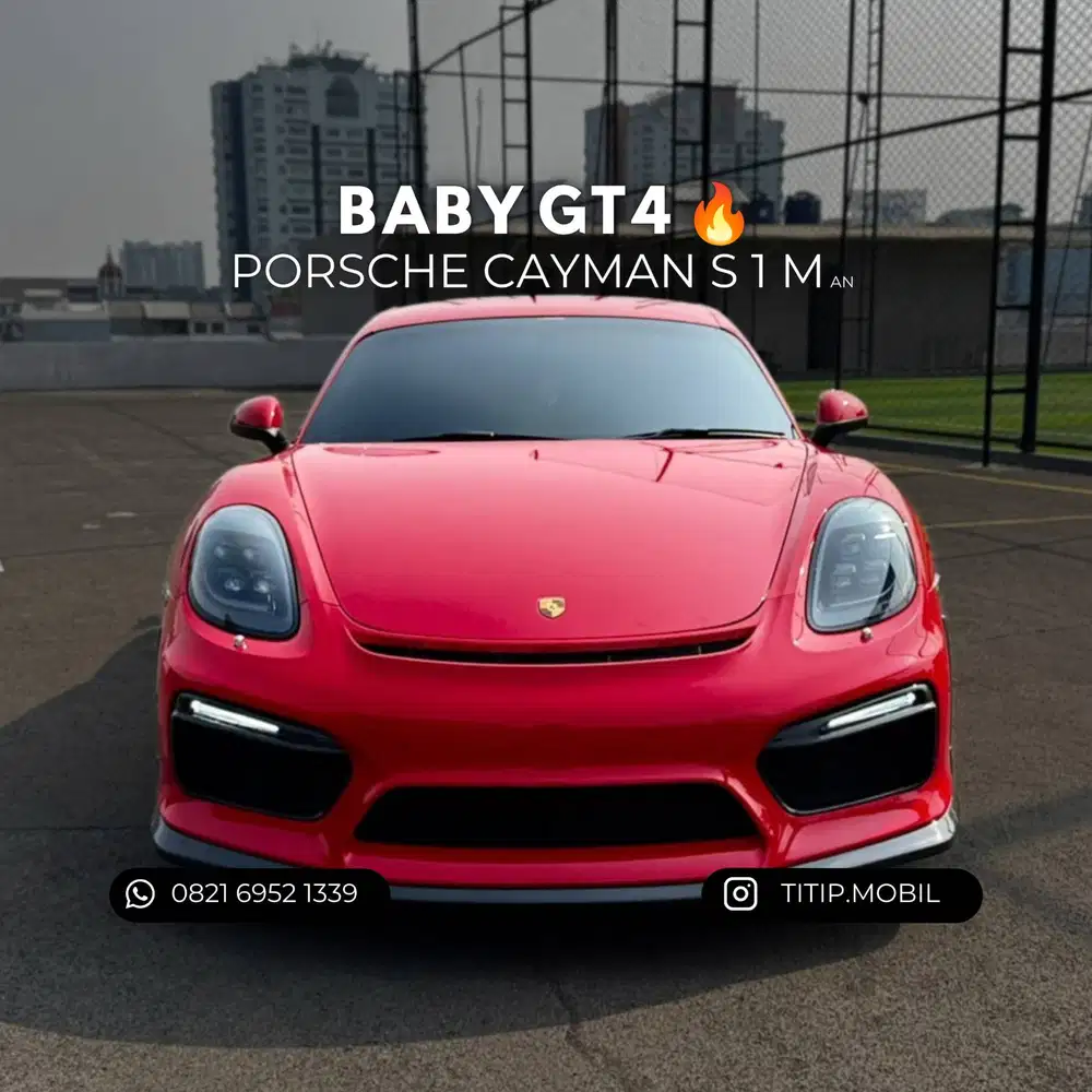 [TERMURAH] Porsche Cayman S — GT4 Looks 2013