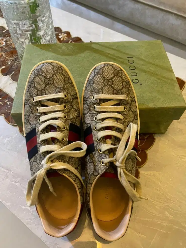 Gucci Original [Ace GG Supreme Sneakers]Second Like New / Jarang Pakai