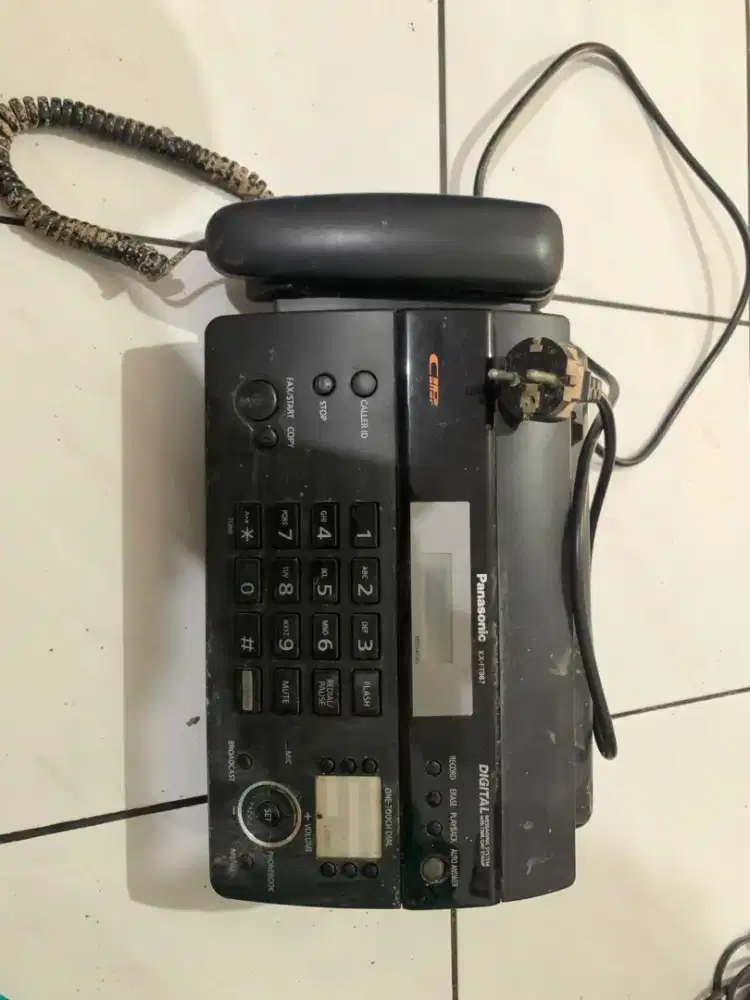 Mesin Fax Panasonic KX-FT987CX (Kondisi Mati / Untuk Kanibalan)