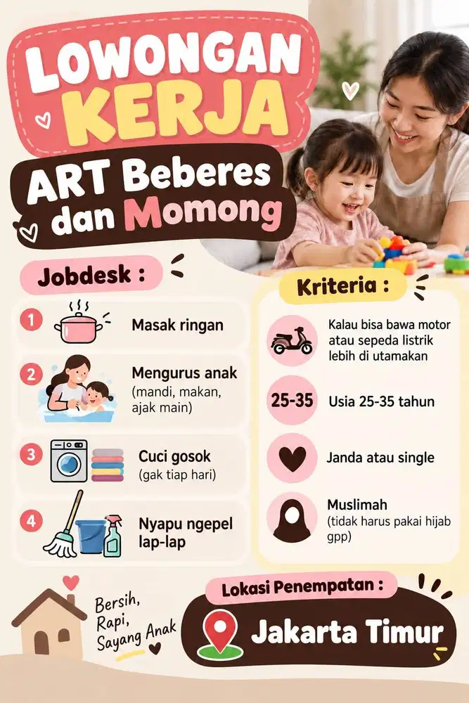 LOKER ART BEBERES DAN MOMONG