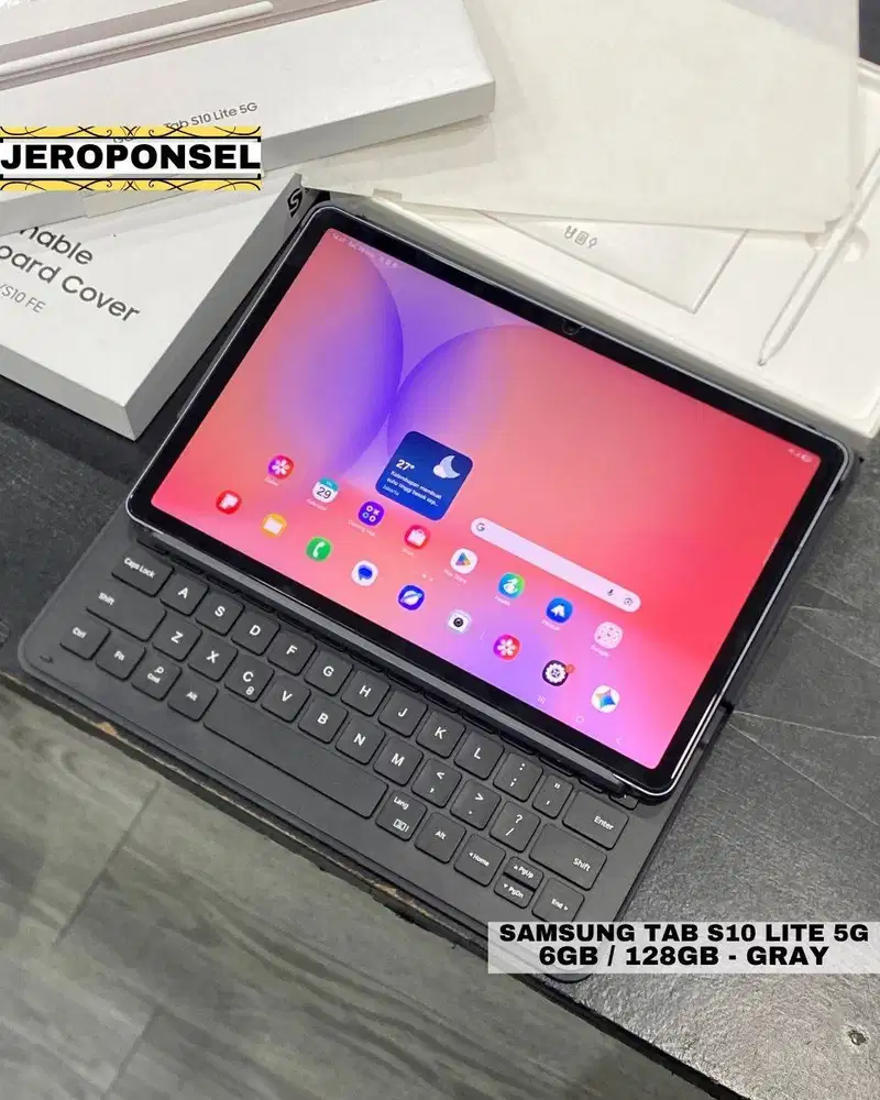 SAMSUNG GALAXY TAB S10 LITE 5G 6/128GB GRAY LIKE NEW FULL ORI