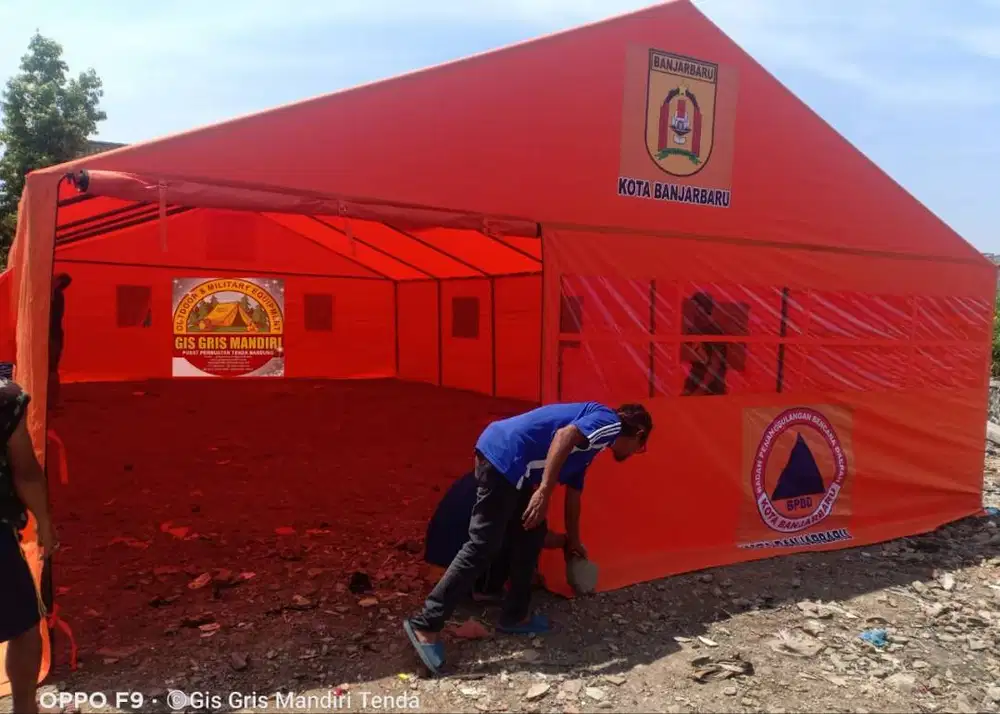Tenda posko BPBD