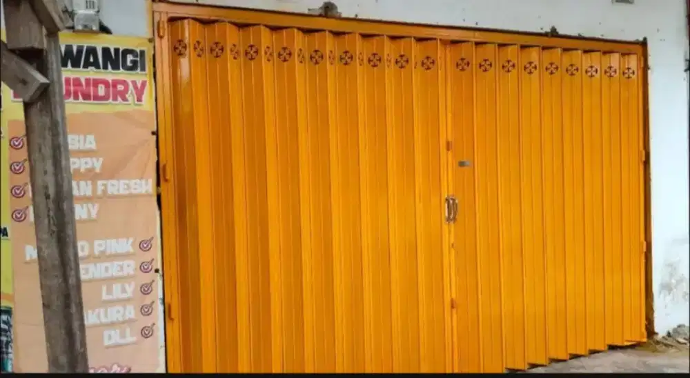 Pintu Harmonika Harga Permeter, Pintu Ruko, Folding Gate, Rolling door
