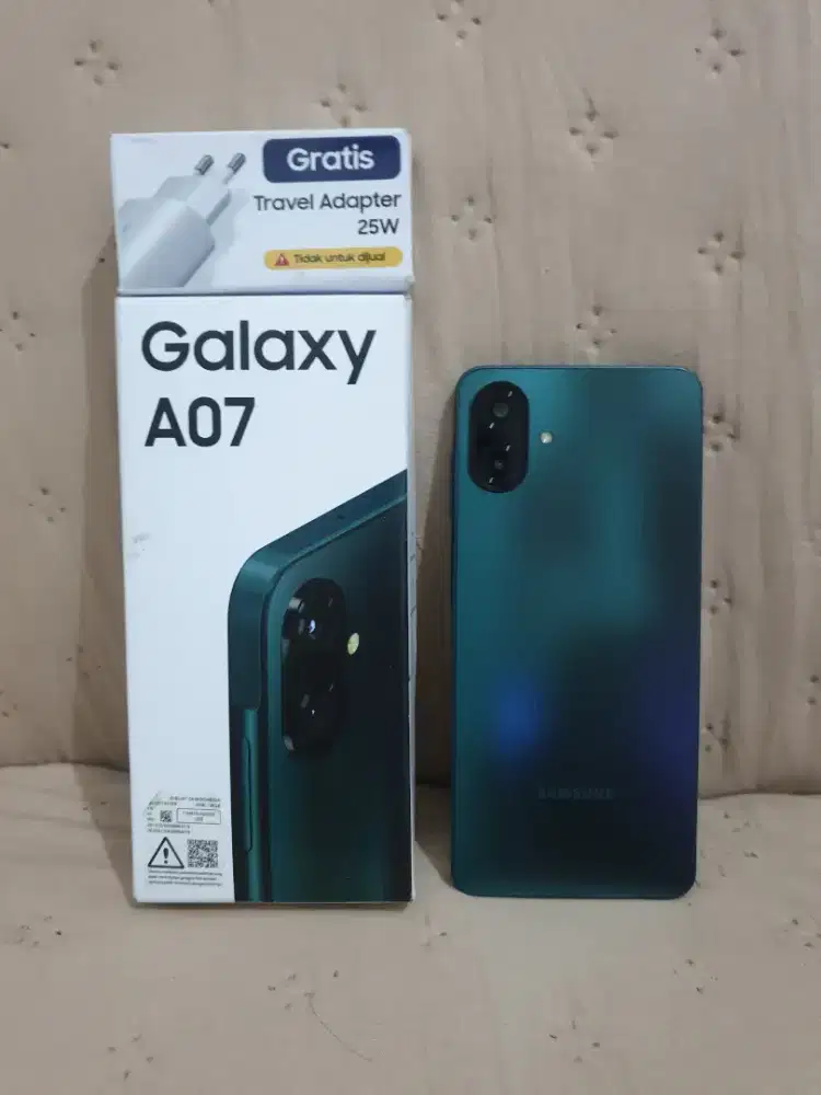 Samaung a07 4/128gb baru 1 bulan mulus banget seperti baru