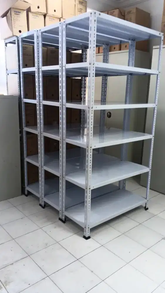 Rak siku besi lubang & rak minimarket