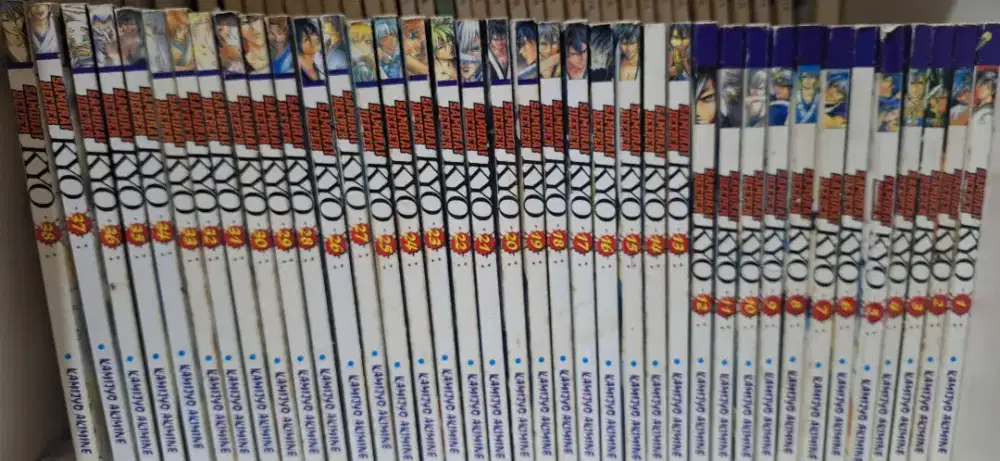 Koleksi pribadi Komik Samurai Deeper Kyo Terbitan 2003 1-38 Tamat