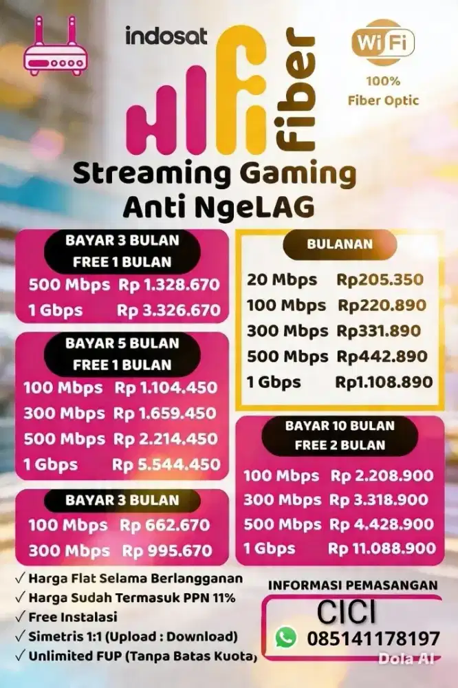 WiFi Indosat Hi Fi