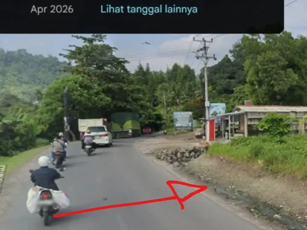 Tanah Pinggir Jalan Teluk Betung Lampung dekat Emerald Hill