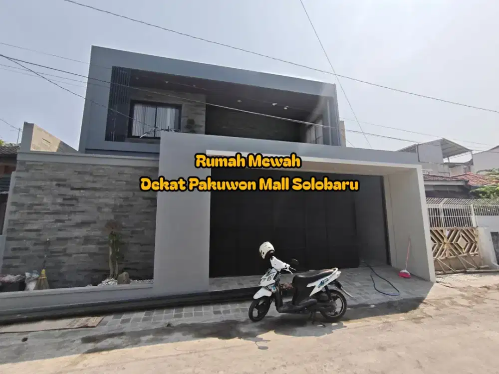 JUAL RUMAH HUNIAN BARU MEWAH 2 LANTAI DEKAT THE PARK SOLO BARU DAN PUSAT SOLOBARU