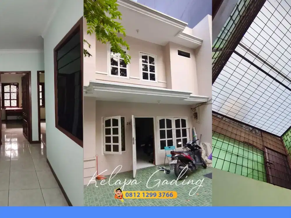 Murah! Rumah Janur Hijau Kelapa Gading 2 Lantai