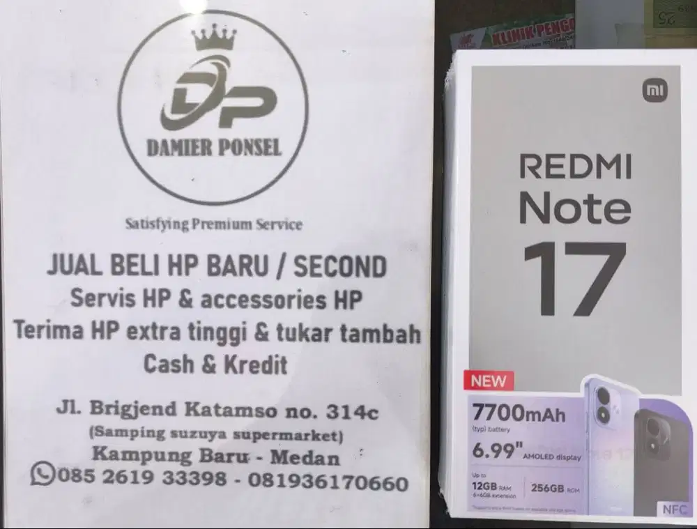 XIAOMI REDMI NOTE 17 (6/256) NEW GARANSI RESMI NASIONAL