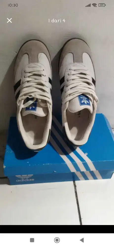 sepatu adidas ori baru pakai 3 x dari baru