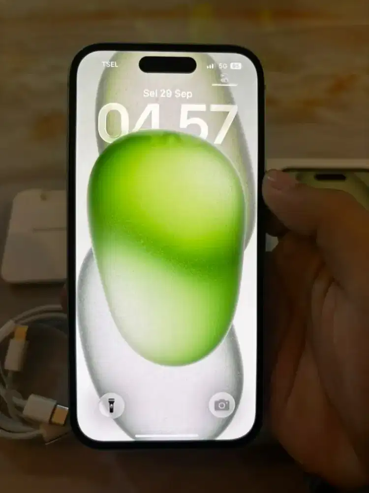 iPhone 15 128Gb green inter All Operator LikeNew, Fullset Mulus