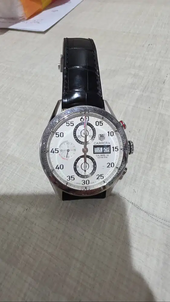 TAG Heuer Carrera Calibre 16 Day-Date White Dial (CV2A11) - Rare