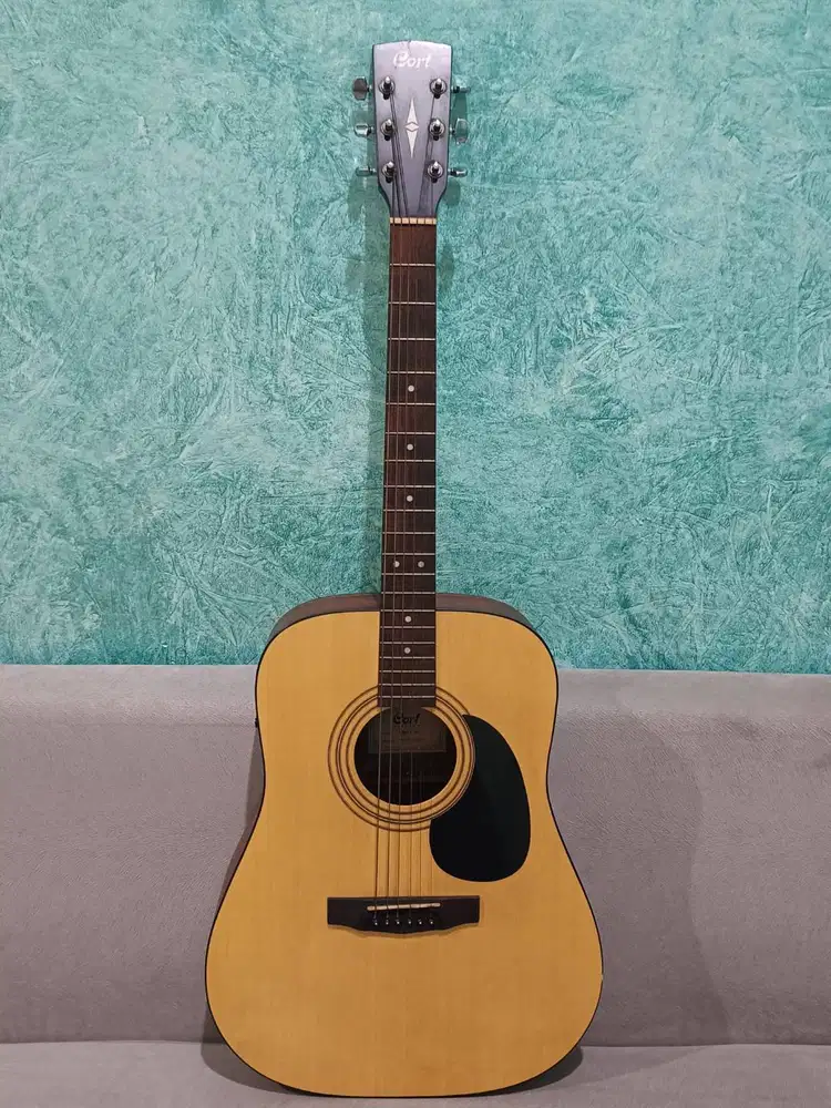 Gitar Cort AD810 E OP Elektrik Akustik Second Guitar accoustic
