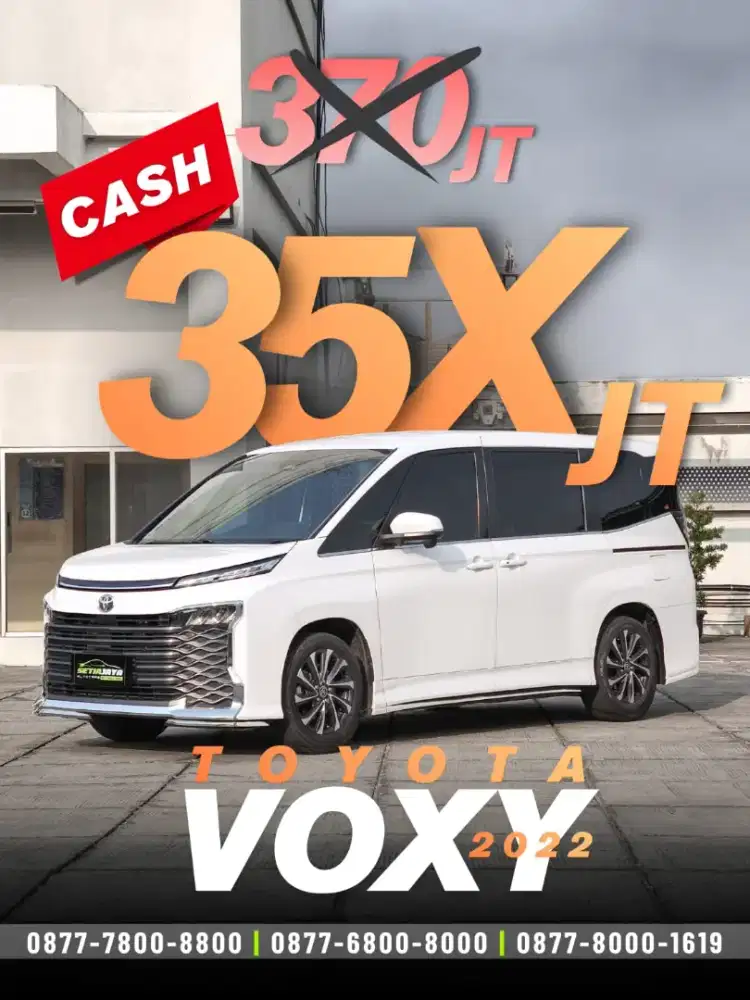 [SUPER GANTENG] TOYOTA VOXY 2022 AT