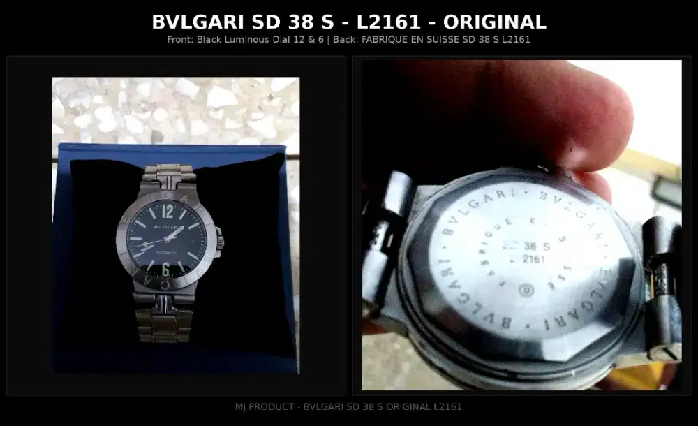 JAM TANGAN BVLGARI