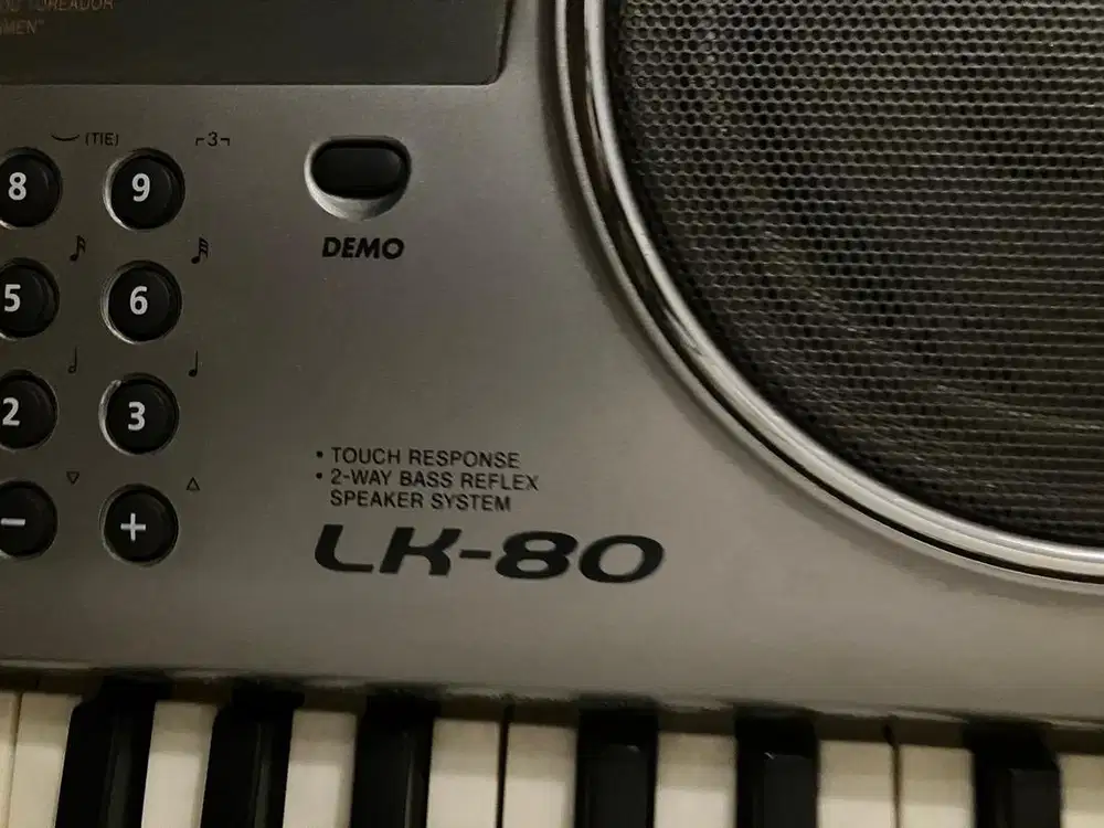 Keyboard Piano CASIO LK-80 Original - Preloved