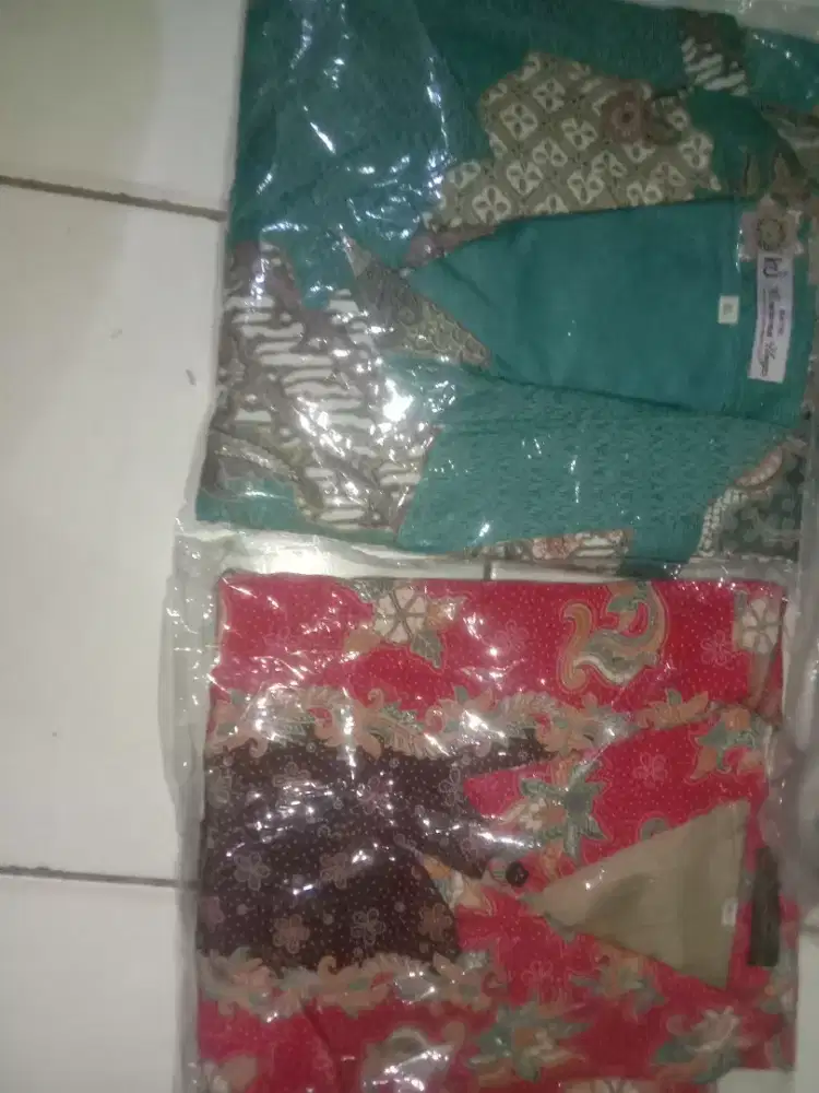 Batik kencana ungu ukuran xl