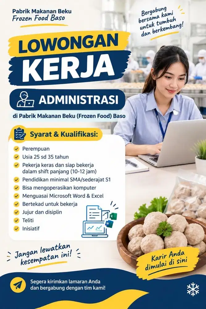 Adminstrasi Pabrik Makanan Beku