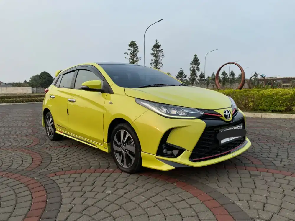 Toyota Yaris S TRD 7 AB Matic 2021 Kuning Istimewa TDP 20jt Siap Pakai