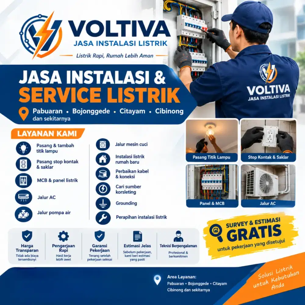 Jasa Instalasi & Service Listrik Panggilan